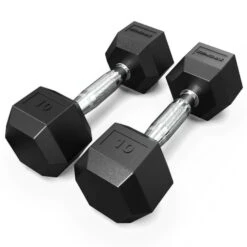 Synergee Rubber Hex Dumbbell Pairs -Fitness Equipment Sales 10lb 20image 201 20pair