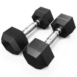 Synergee Rubber Hex Dumbbell Pairs -Fitness Equipment Sales 12.5lb 20image 201 20pair