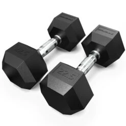 Synergee Rubber Hex Dumbbell Pairs -Fitness Equipment Sales 22.5lb 20image 201 20pair