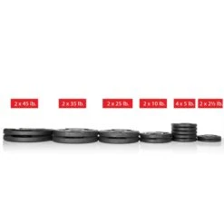 XMark Fitness Rubber Coated Tri-grip Olympic Plate Set XM-3377-BAL 21 XMark Fitness Rubber Coated Tri-grip Olympic Plate Set XM-3377-BAL -Fitness Equipment Sales 3377 BAL 255 2