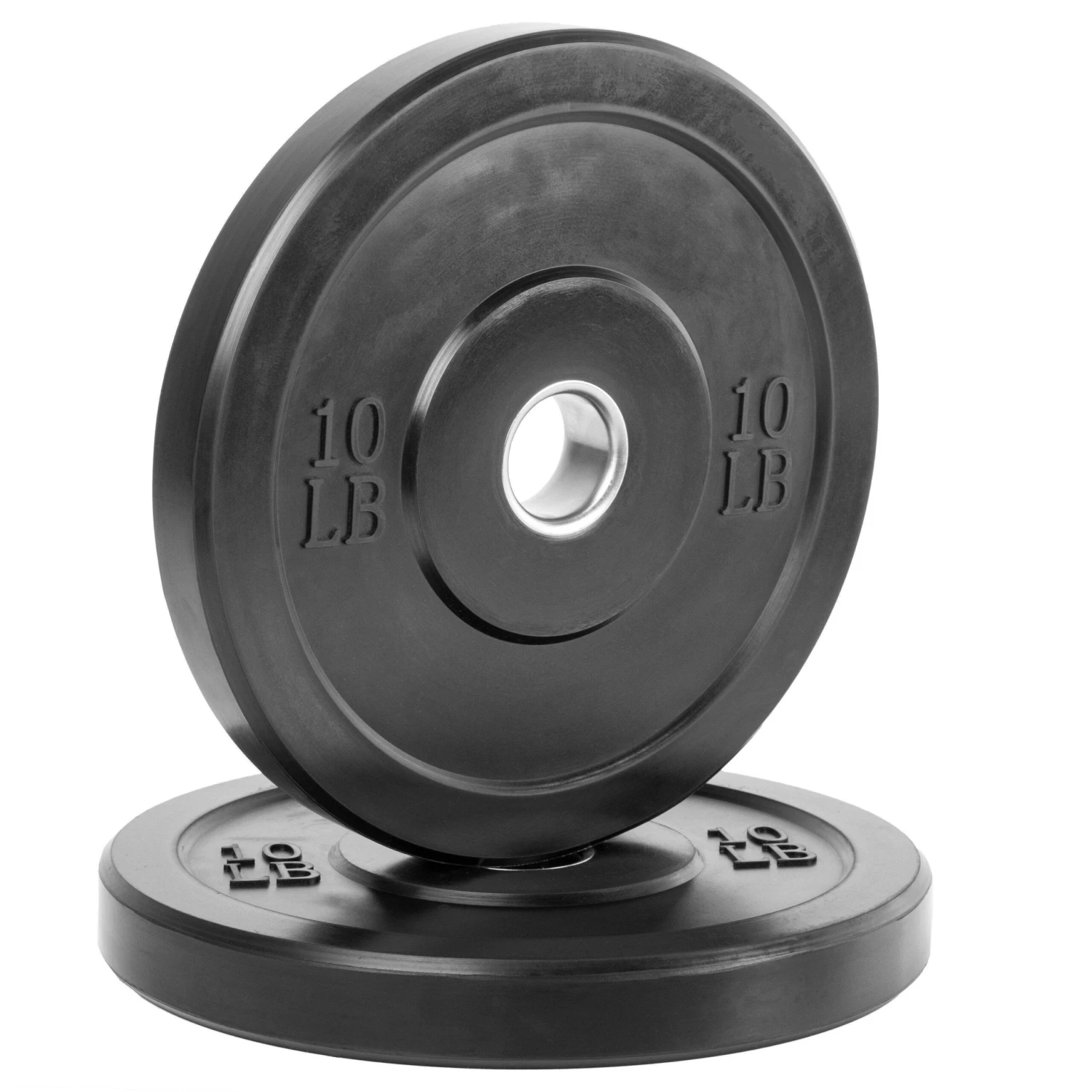 XMark Fitness Black Olympic Bumper Plates Pair XM-3385 DISCONTINUED 1 XMark Fitness Black Olympic Bumper Plates Pair XM-3385 DISCONTINUED