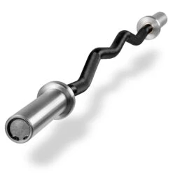 XMark Fitness Olympic EZ Curl Bar XM-3677 -Fitness Equipment Sales 3677 BLACK 1