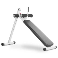 XMark Fitness 12 Position Ergonomic Adjustable Decline Ab Bench XM-4416.1 -Fitness Equipment Sales 4416.1 WHITE 3