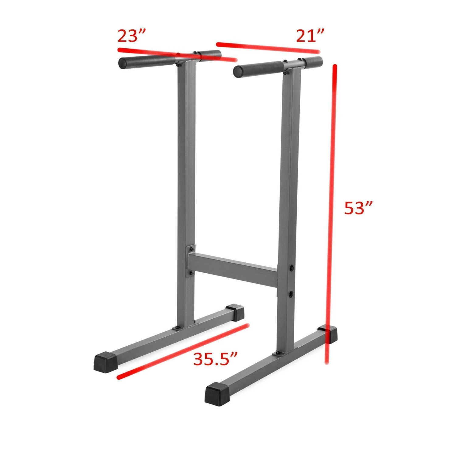 XMark Fitness Dip Stand With Angled Uprights XM-4443 3 XMark Fitness Dip Stand With Angled Uprights XM-4443 - Image 3
