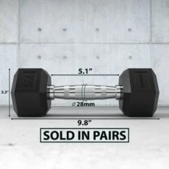 Synergee Rubber Hex Dumbbell Pairs -Fitness Equipment Sales 7.5lb 20pair 20image 203