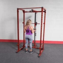 Best Fitness Power Rack BFPR100 -Fitness Equipment Sales BestFitnessBFPR100PowerRackLatPullBicep