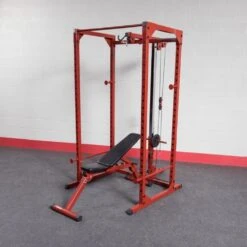 Best Fitness Power Rack BFPR100 -Fitness Equipment Sales BestFitnessBFPR100PowerRackWithLat