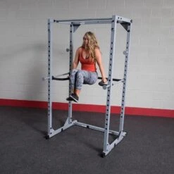 Body Solid Body-Solid Power Rack Dip Attachment DR100 13 Body Solid Body-Solid Power Rack Dip Attachment DR100 -Fitness Equipment Sales Body SolidDR100PowerRackDipAttachmentPPR200KneeRaise