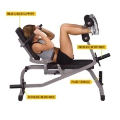 Body Solid Body-Solid Ab Crunch Machine GAB100 -Fitness Equipment Sales Body SolidGAB100AbCrunchMachineFeatures