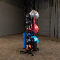 Body Solid Body-Solid Multi Accessory Rack GAR100 -Fitness Equipment Sales Body SolidGAR100MultiAccessoryRackWithAccessories