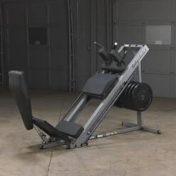 Body Solid Body-Solid Leg Press & Hack Squat GLPH1100 19 Body Solid Body-Solid Leg Press & Hack Squat GLPH1100 -Fitness Equipment Sales Body SolidGLPH1100LegPress HackSquatFrontSideViewExtended
