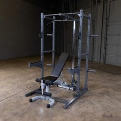Body-Solid Powerline Half Rack PPR500 -Fitness Equipment Sales Body SolidPowerlinePPR500HalfRackWithExtensionAndBench