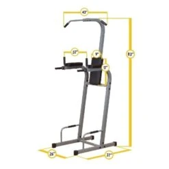 Body-Solid Powerline Vertical Knee Raise Chin Dip PVKC83X 10 Body-Solid Powerline Vertical Knee Raise Chin Dip PVKC83X -Fitness Equipment Sales Body SolidPowerlinePVKC83XVerticalKneeRaiseChinDipTechSpecs