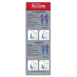 Body-Solid Pro Clubline Series II Lat Pull Seated Row S2LAT -Fitness Equipment Sales Body SolidProClubS2LATSeriesIILatPullSeatedRowFeatures