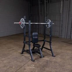 Body-Solid Pro Clubline Olympic Shoulder Press Bench SOSB250 15 Body-Solid Pro Clubline Olympic Shoulder Press Bench SOSB250 -Fitness Equipment Sales Body SolidProClublineSOSB250ShoulderPressBenchWithBarbell