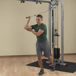 Body-Solid Pro Clubline Cable Crossover SCC1200G -Fitness Equipment Sales Body SolidSCC1200GProClubCableCrossoverArmTricepExtension