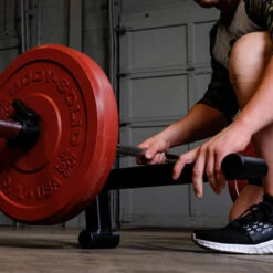 Body-Solid Tools Olympic Bar Jacks BSTOBJ -Fitness Equipment Sales Body SolidToolsBSTOBJOlympicBarJacksSideVIewCloseUp