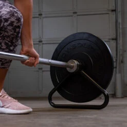 Body-Solid Tools Olympic Bar Stand BSTOBS -Fitness Equipment Sales Body SolidToolsBSTOBSOlympicBarStandsSideViewClose