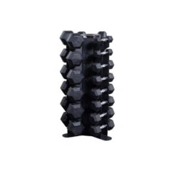 Body Solid Body-Solid Vertical Dumbbell Rack GDR80 -Fitness Equipment Sales Body Solid GDR80 Vertical Dumbbell Rack With Rubber Coated Hex Dumbbells