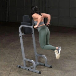 Body Solid Body-Solid Vertical Knee Raise And Dip GVKR60 -Fitness Equipment Sales Body Solid GVKR60 Vertical Knee Raise and Dip 3D View Reverse