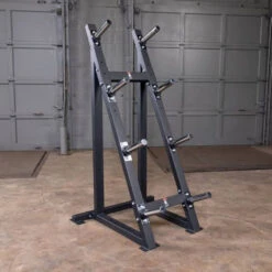 Body Solid Body-Solid High Capacity Olympic Weight Tree GWT76 -Fitness Equipment Sales Body Solid GWT76 Capacity Olympic Weight Tree 4 Tier