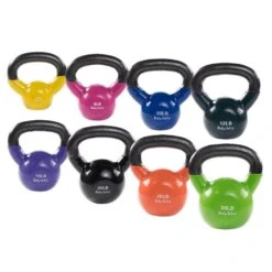 Body Solid Body-Solid Vinyl Coated Kettlebell Sets KBVS 13 Body Solid Body-Solid Vinyl Coated Kettlebell Sets KBVS -Fitness Equipment Sales Body Solid KBVS Vinyl Coated Kettlebell Sets 5 30lb Set