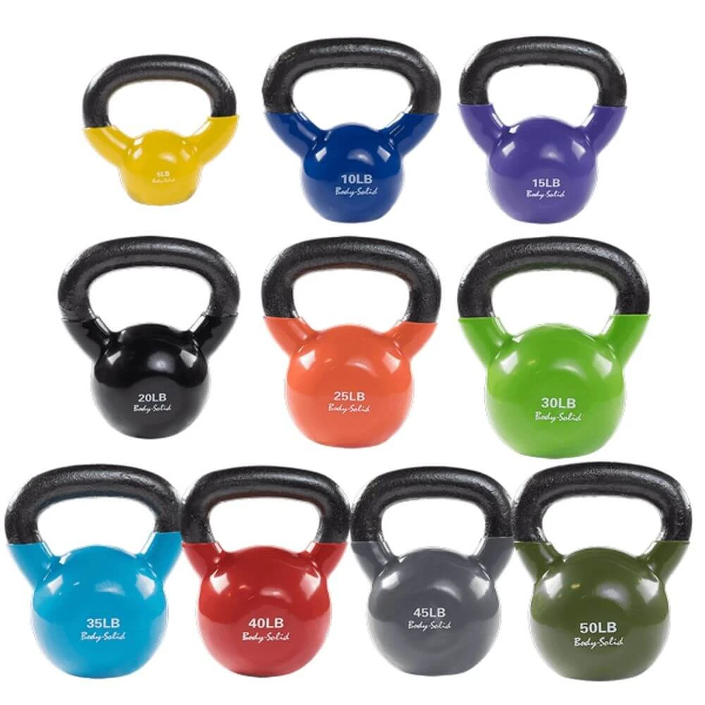 Body Solid Body-Solid Vinyl Coated Kettlebell Sets KBVS 4 Body Solid Body-Solid Vinyl Coated Kettlebell Sets KBVS - Image 4