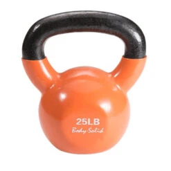 Body Solid Body-Solid Vinyl Coated Kettlebells KBV -Fitness Equipment Sales Body Solid KBV Vinyl Coated Kettlebells 25 lbs