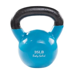 Body Solid Body-Solid Vinyl Coated Kettlebells KBV -Fitness Equipment Sales Body Solid KBV Vinyl Coated Kettlebells 35 lbs