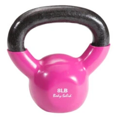 Body Solid Body-Solid Vinyl Coated Kettlebells KBV -Fitness Equipment Sales Body Solid KBV Vinyl Coated Kettlebells 8 lbs