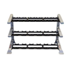 Body-Solid ProClub 3 Tier Saddle Dumbbell Rack SDKR1000SD