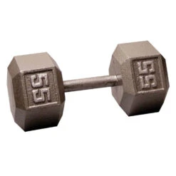 Body Solid Body-Solid Cast Iron Hex Dumbbells SDX -Fitness Equipment Sales Body Solid SDX Cast Iron Hex Dumbbells 55 lbs