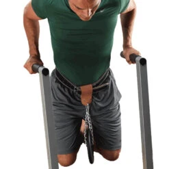 Body-Solid Tools Leather Dip Strap MA310 -Fitness Equipment Sales Body Solid Tools MA310 Leather Dip Strap In Between Legs