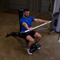 Body-Solid Tools MB100A Aluminum Revolving Dual Cable Straight Bar 14 Body-Solid Tools MB100A Aluminum Revolving Dual Cable Straight Bar -Fitness Equipment Sales Body Solid Tools MB100A Aluminum Revolving Dual Cable Straight Bar Sitting