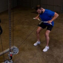 Body-Solid Tools Aluminum Revolving Curl Bar - MB229A -Fitness Equipment Sales Body Solid Tools MB229A Aluminum Revolving Curl Bar Pulling Up