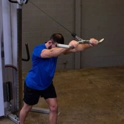 Body-Solid Tools Aluminum Revolving Curl Bar - MB229A -Fitness Equipment Sales Body Solid Tools MB229A Aluminum Revolving Curl Bar Pushing