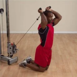 Body-Solid Tools MB507RG Rubber Grip Balanced V Bar -Fitness Equipment Sales Body Solid Tools MB507RG Rubber Grip Balanced V Bar Kneel Overhead