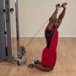 Body-Solid Tools MB507RG Rubber Grip Balanced V Bar -Fitness Equipment Sales Body Solid Tools MB507RG Rubber Grip Balanced V Bar Kneel Upward