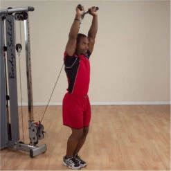 Body-Solid Tools MB507RG Rubber Grip Balanced V Bar -Fitness Equipment Sales Body Solid Tools MB507RG Rubber Grip Balanced V Bar Standing Upward