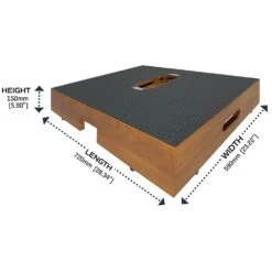 First Degree Fitness FluidPower Cube -Fitness Equipment Sales FirstDegreeFitnessFluidPowerCubePlatformMeasurments