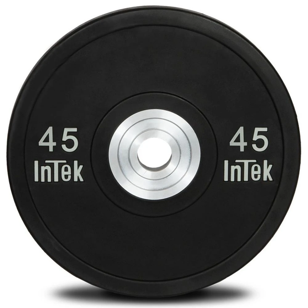 Intek Strength Armor Series Black Urethane Bumper Plates 2 Intek Strength Armor Series Black Urethane Bumper Plates - Image 2