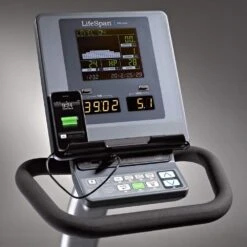 LifeSpan Fitness R7000i Commercial Recumbent Bike -Fitness Equipment Sales LifeSpanFitnessR7000iCommercialRecumbentBikeWithiPhone