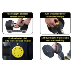 MX Select 30lb Adjustable Dumbbell System MX30 -Fitness Equipment Sales MXSelectMX30DumbbellSystemHowToUse