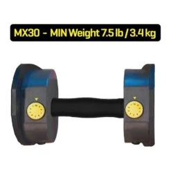 MX Select 30lb Adjustable Dumbbell System MX30 -Fitness Equipment Sales MXSelectMX30DumbbellSystemMinWeight
