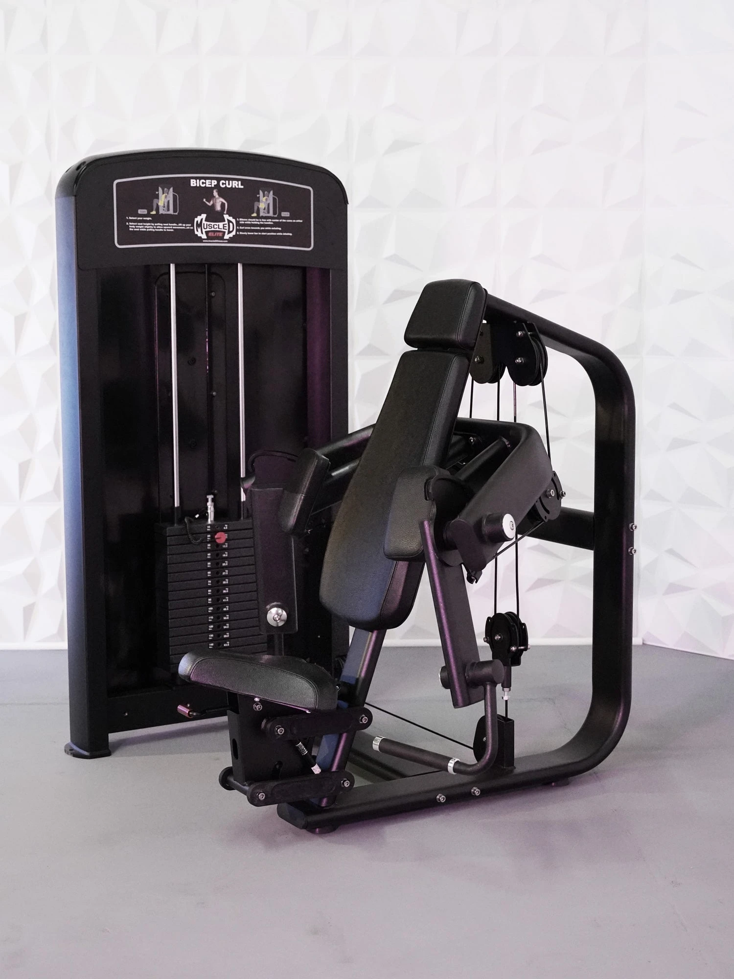 Muscle D Elite Bicep Curl MDE-12A 1 Muscle D Elite Bicep Curl MDE-12A