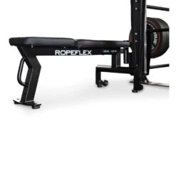 Ropeflex RXB2 Flat Bench -Fitness Equipment Sales RopeflexRXB2FlatBenchCloseUpLoaded