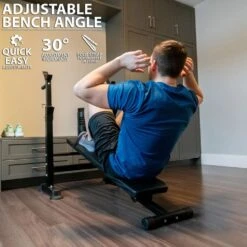 Synergee Adjustable Weight Bench With Barbell Rack -Fitness Equipment Sales SynergeeAdjustableWeightBenchwithBarbellRackAdjustableBenchAngle