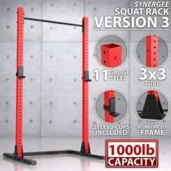 Synergee Squat Rack V3 -Fitness Equipment Sales SynergeeV3SquatRackFeatures