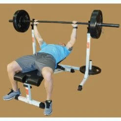TDS Squat Rack H-93132 -Fitness Equipment Sales TDSH 93132SquatRackWithBench