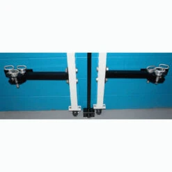 TDS Wall Mount Folding Half Rack TDS-67500 -Fitness Equipment Sales TDSTDS 67500WallMountFoldingHalfRackLowerFrontView